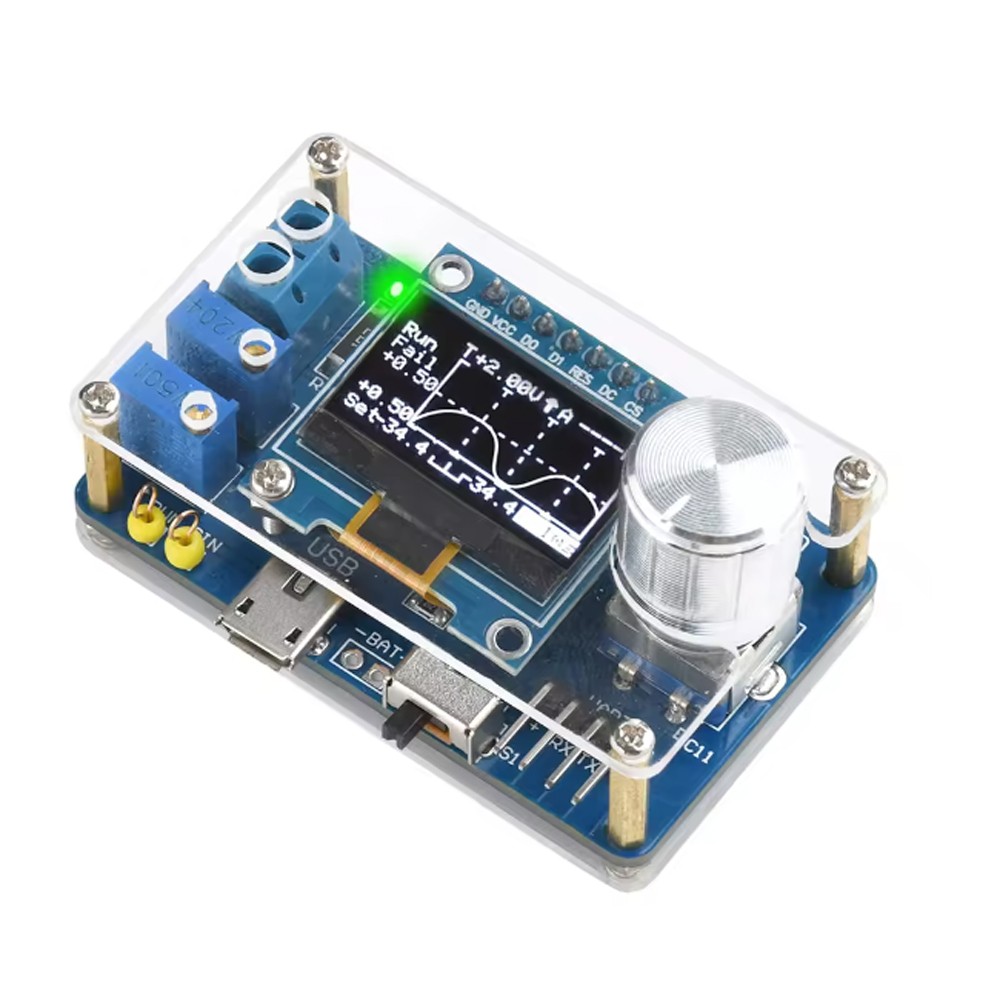 DIY Mini Digital Oscilloscope Electronic Kit Soldering Practice Project W/ Case