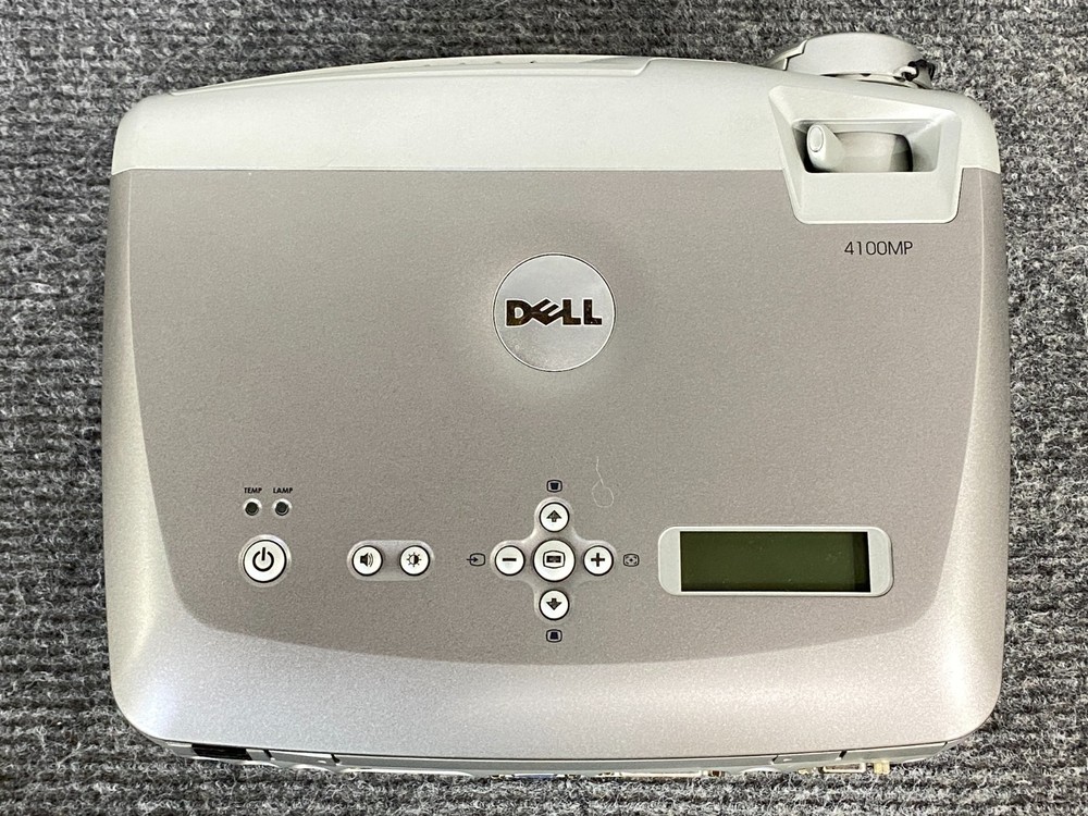 Dell 4100MP Portable DLP Front Projector w/ Hardshell Case, Power Cable & Remote