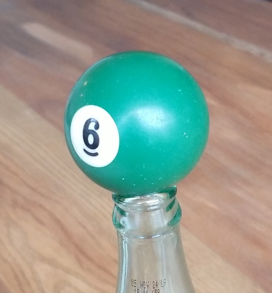 Pool Billiard Ball #6 Solid Vintage Replacement  2 1/4"