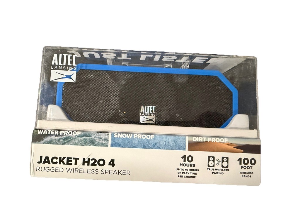 Altec Lansing LifeJacket H2O 4 - Waterproof Bluetooth Speaker blue