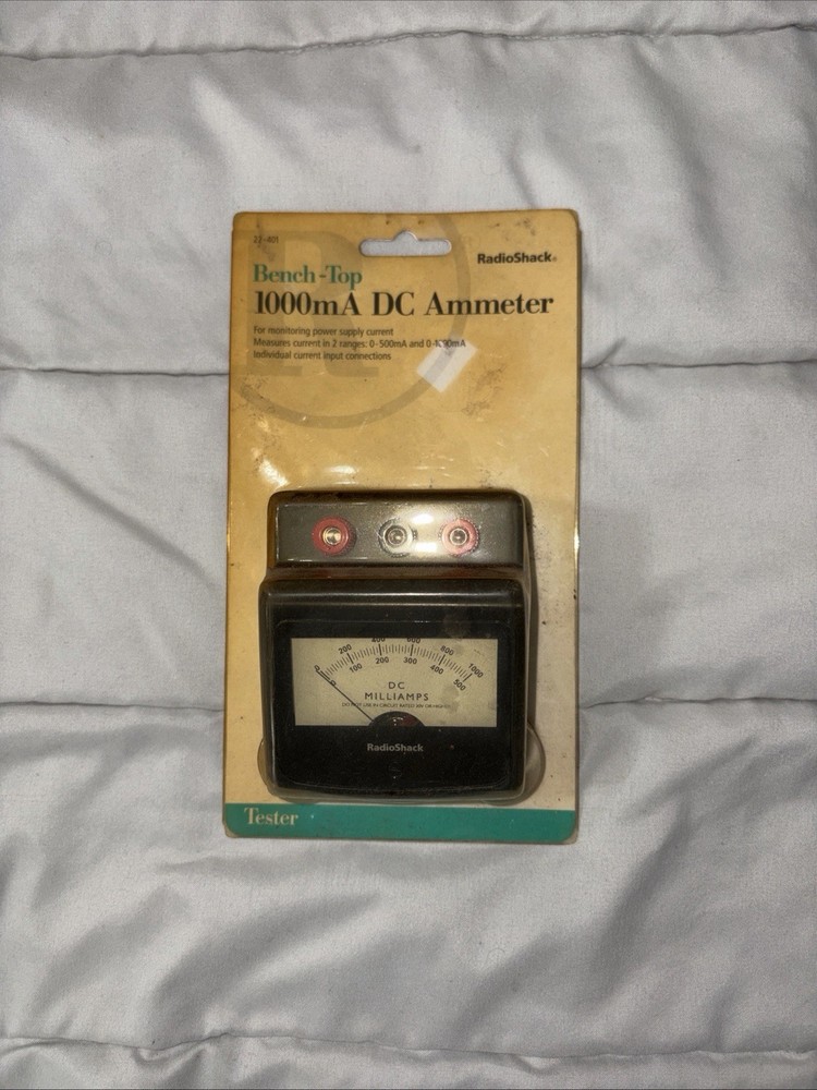 Radio Shack 500mA DC Meter Tester Panel-Mount