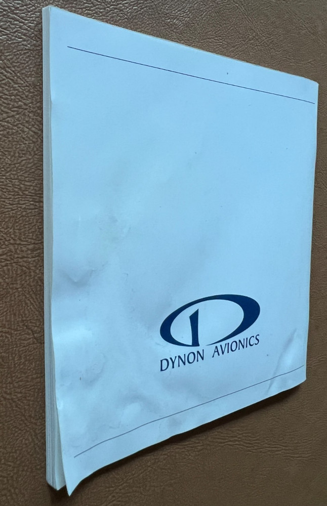 2013 Dynon Avionics D2 Pocket Panel EFIS WiFi - Pilot's Guide (guide book only)