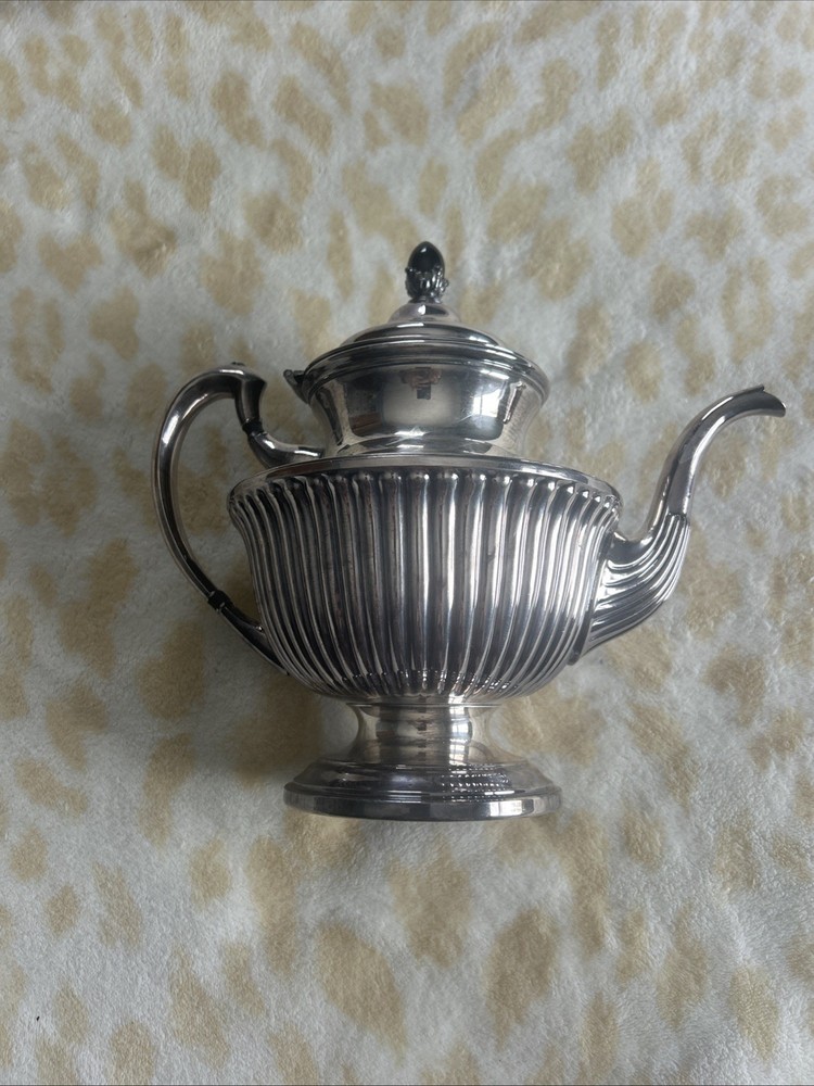 Vintage Freidman Silver Company Teapot Silver Electroplatted Copper