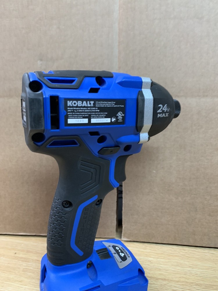 Kobalt 24-volt Max Variable Speed Brushless Cordless Impact Driver TOOL ONLY