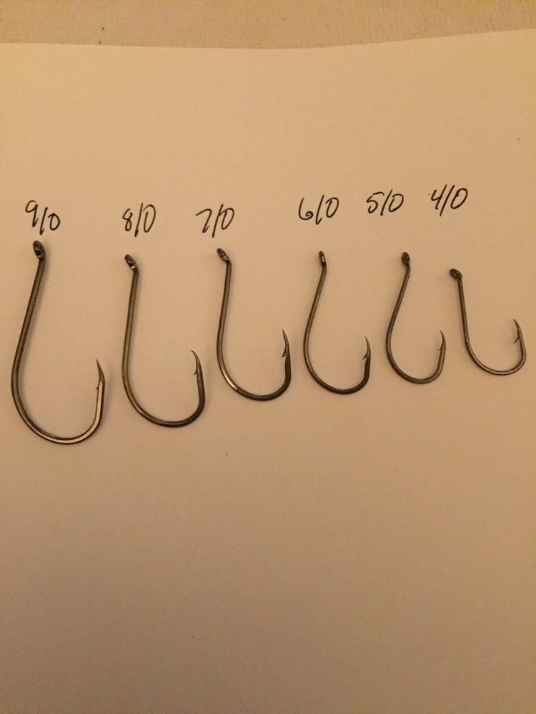 3pks 30pc CATFISH BUSTERS (LIMITLESS) 7/0 OFFSET J HOOKS! FOR TROPHY FISH