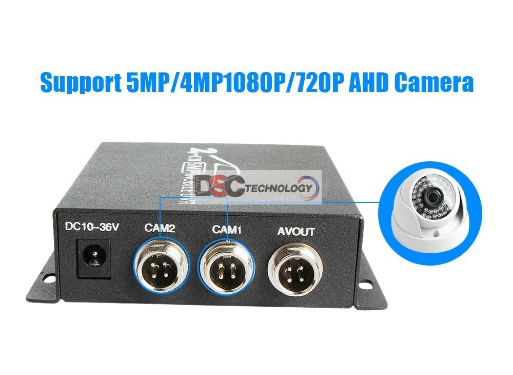 2CH Mini DVR Video Audio SD Security Surveillance Recorder Motion Detection 5MP