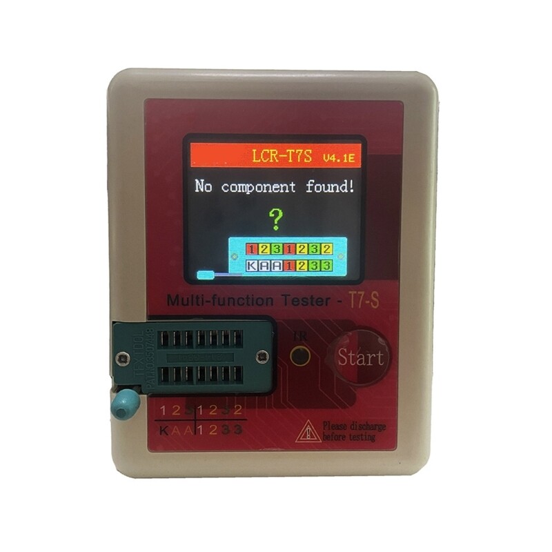 Diode Triode MOS/NPN Capacitor Resistor Transistors Transistors Tester Meter