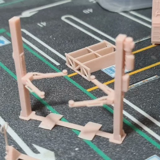 3D Printing 1/72 Maintenance workshop  Additional accessories  Unpainted/6pc