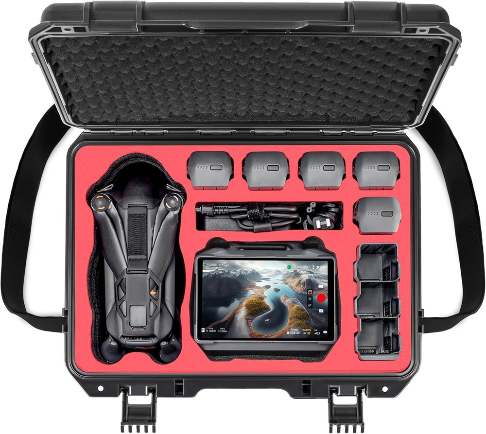 Waterproof Hard Carrying Case for DJI Mavic 4 Pro Drone Combo Fly More Combo