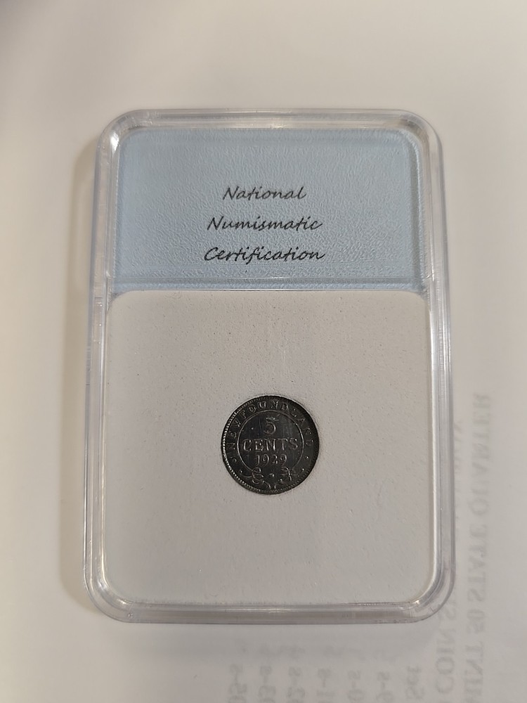 1929 5 Cent New Foundland