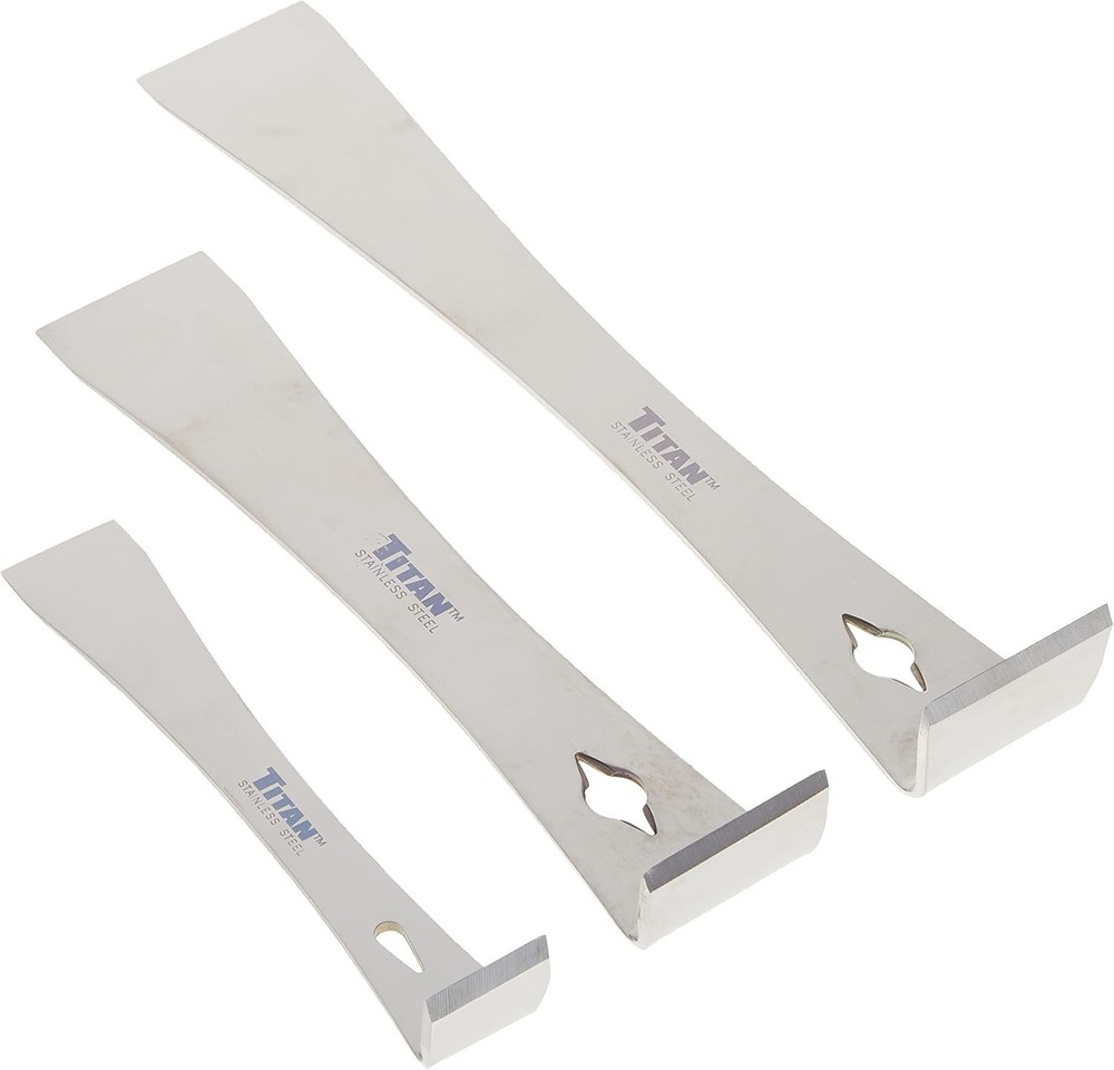 Stainless Steel Pry Bar Scraper Set - 3pc. Set