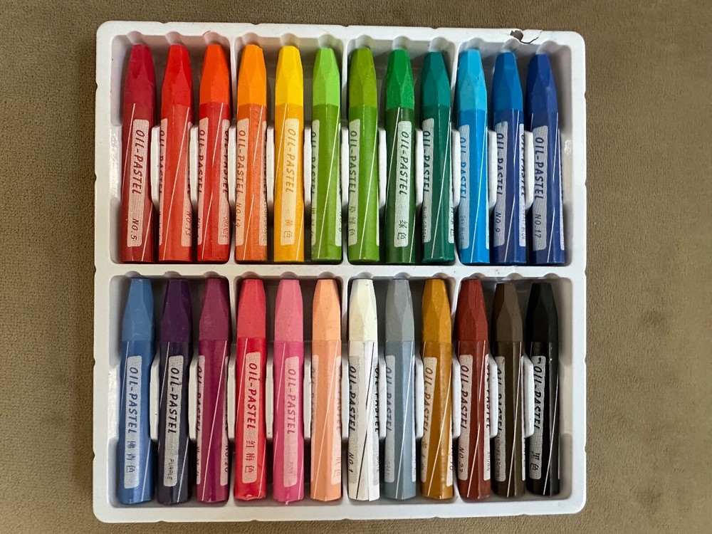 Oil Pastels, 24 Colors