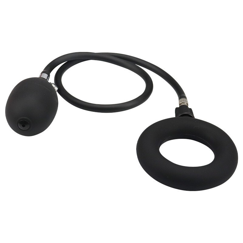 Inflatable Penis Ring Pump Male Enhancer Ejaculation Delay Cock Ring Erection