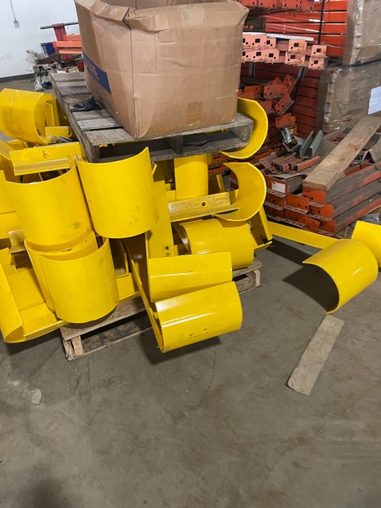 Wildeck Rack Protector Corner Guards For Pallet Racks - 1 Left / 1 Right Set