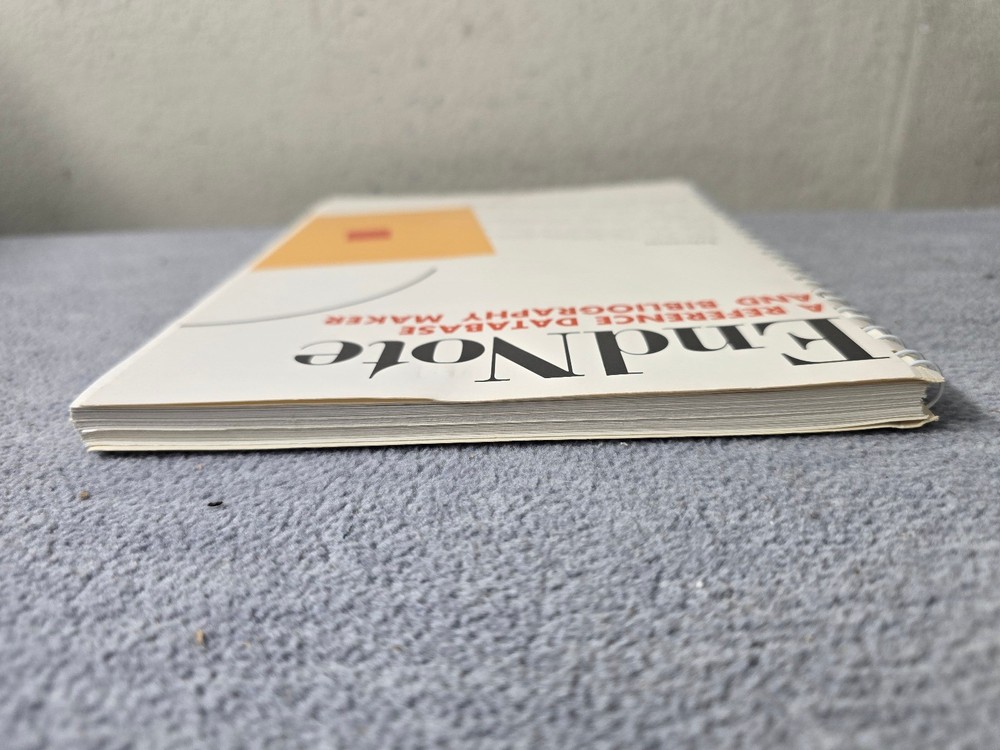 EndNote Reference Database and Bibliography Maker 1988 ● Book Only