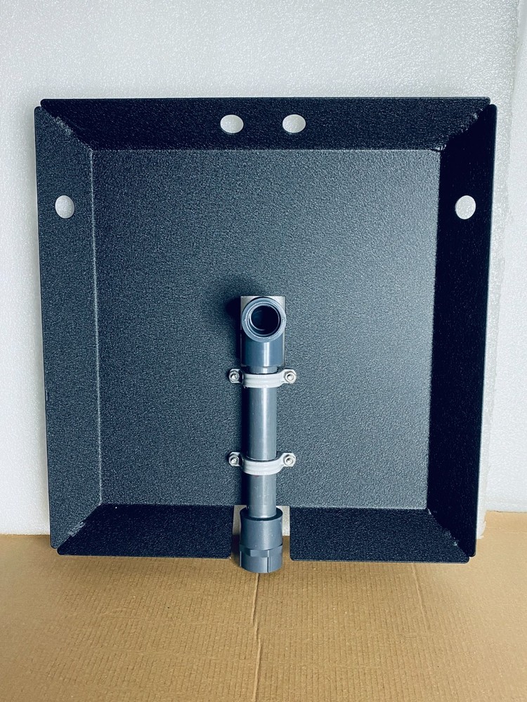 10" Membrane Air Diffuser With Self-Sinking Base For Pond/Lake Areation, Black