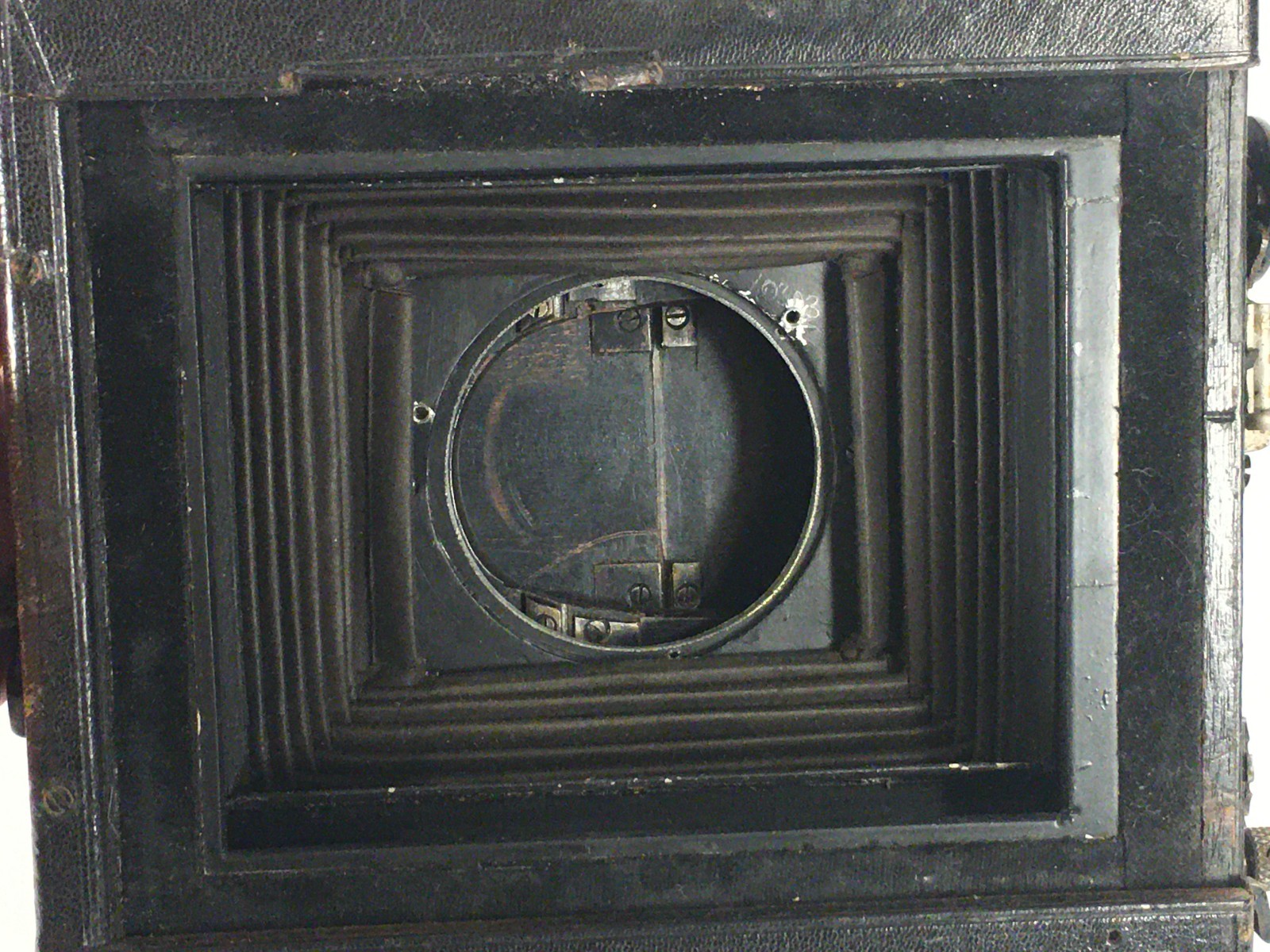 VINTAGE - PEELING & VAN NECK,LONDON FOCAL PLANE PRESS CAMERA + FILM HOLDER