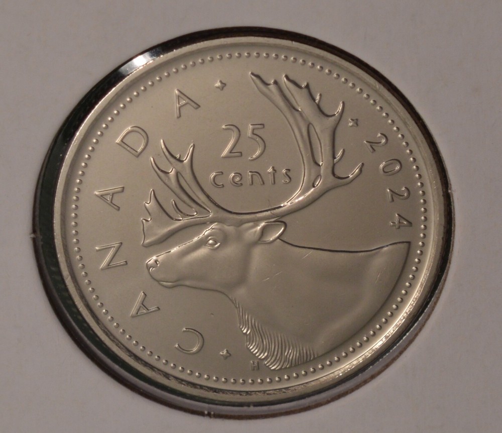 2024 Canada 25 Cents - KING CHARLES - Uncirculated - 🇨🇦