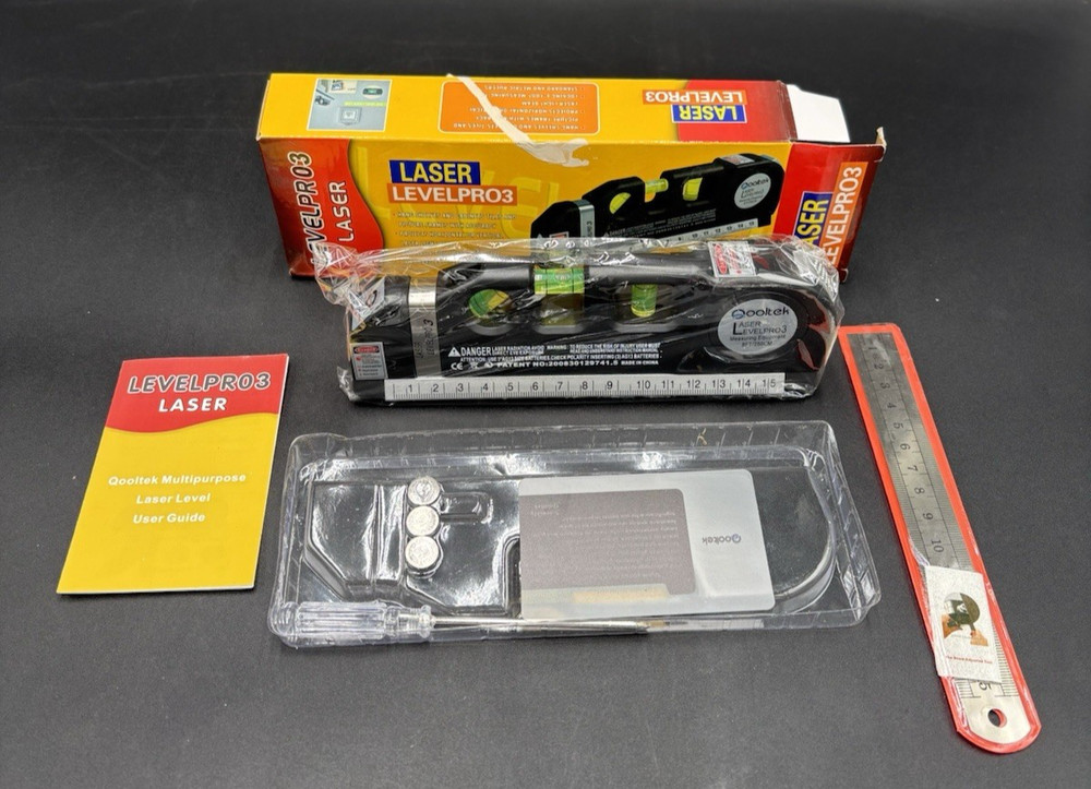Laser Level Multipurpose Pro-3 Leveling Wall Level Line Tool Measurement NEW