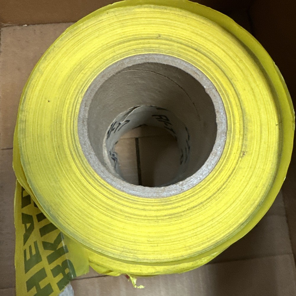 CAUTION MEN WORKING OVERHEAD - CAUTION TAPE 3” X 1000’