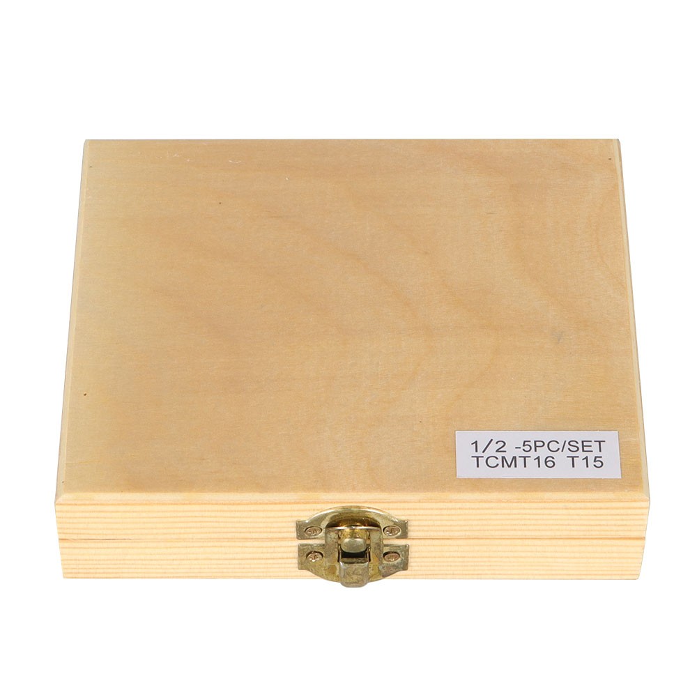 1/2" Indexable Carbide Insert Turning Tooling Bit 5Pack Holder Set For Lathe