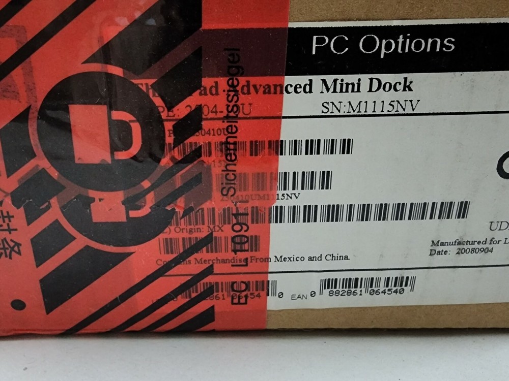 Lenovo ThinkPad Advanced Mini Dock 250410U - New