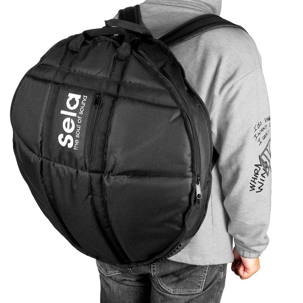 Sela Harmony 9-note Handpan - E Kurd, Stainless Steel