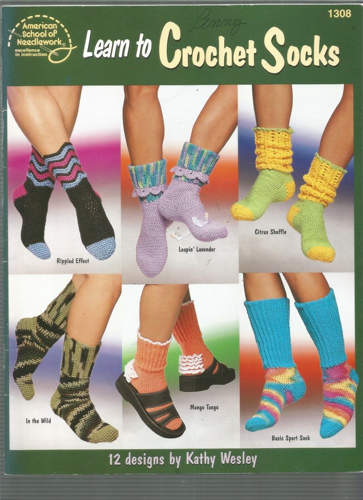Vintage Crochet Patterns Learn to Crochet Socks G06