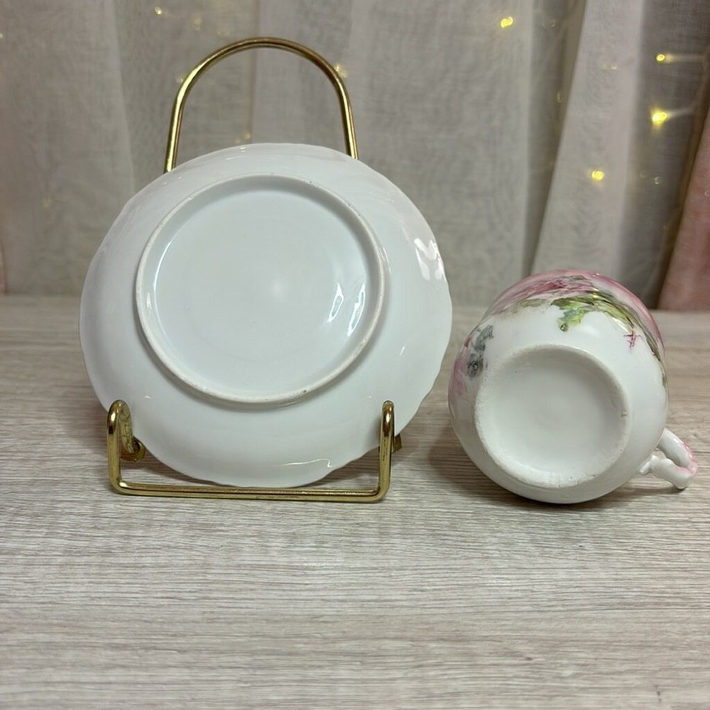 Rose Teacup & Saucer