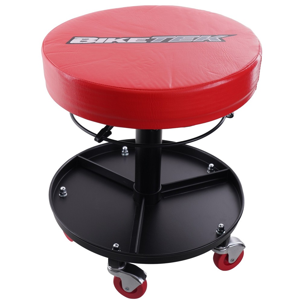 BikeTek Pneumatic Creeper Seat With Tool Tray