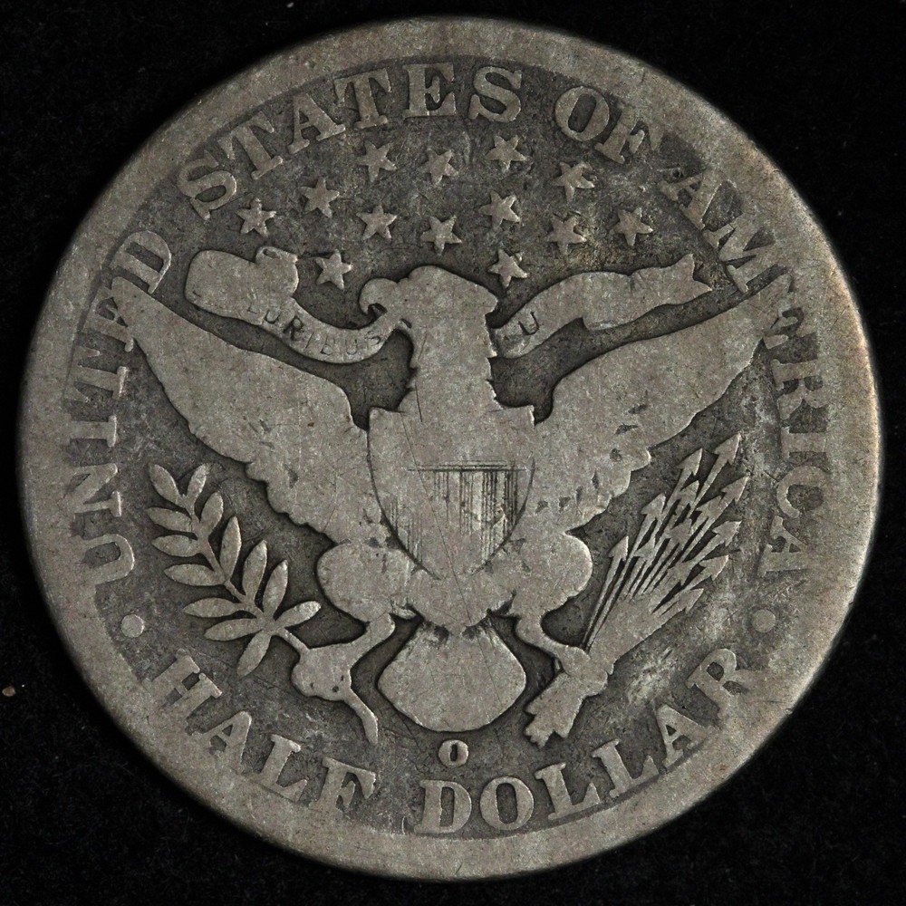 1894-O Barber Silver Half Dollar VG E309 QWNM