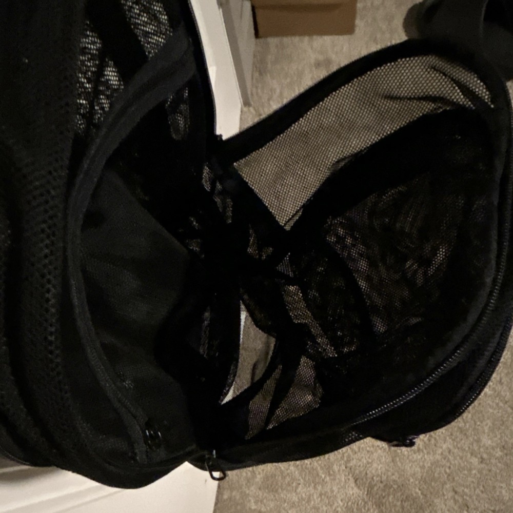 Nike black mesh backpack - very good condition