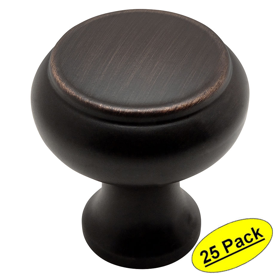 *25 Pack* Cosmas Oil Rubbed Bronze Cabinet Knobs #9434ORB