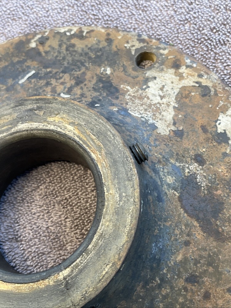 Burke 22 Drill Press Round Base Used.