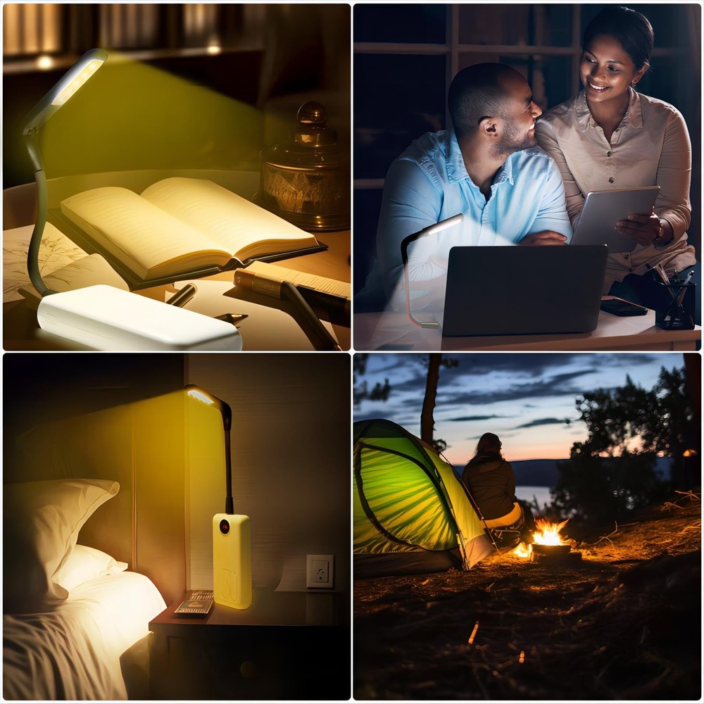 USB LED Light for Laptop Lamp, Brighter Gesture Sensing Mini, Black