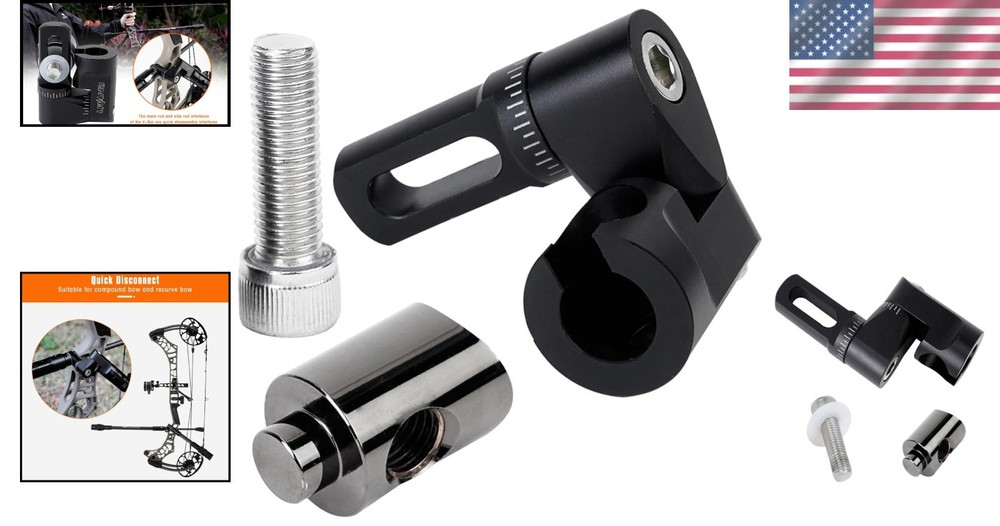 Adjustable Single Side V-Bar Mount with Quick Disconnect for Bow Stabilization