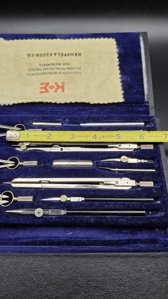Keuffel & Esser Doric Drafting Set Apollo 9626C Made in Germany