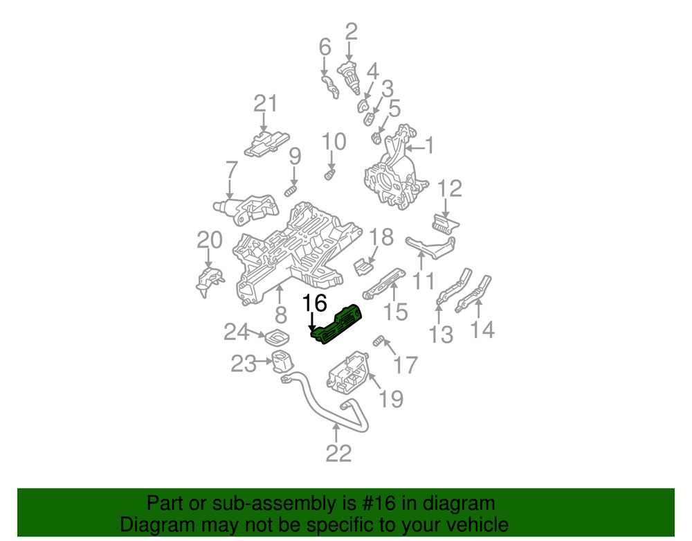 Genuine Ford Ignition Switch Actuator FODZ3E715A