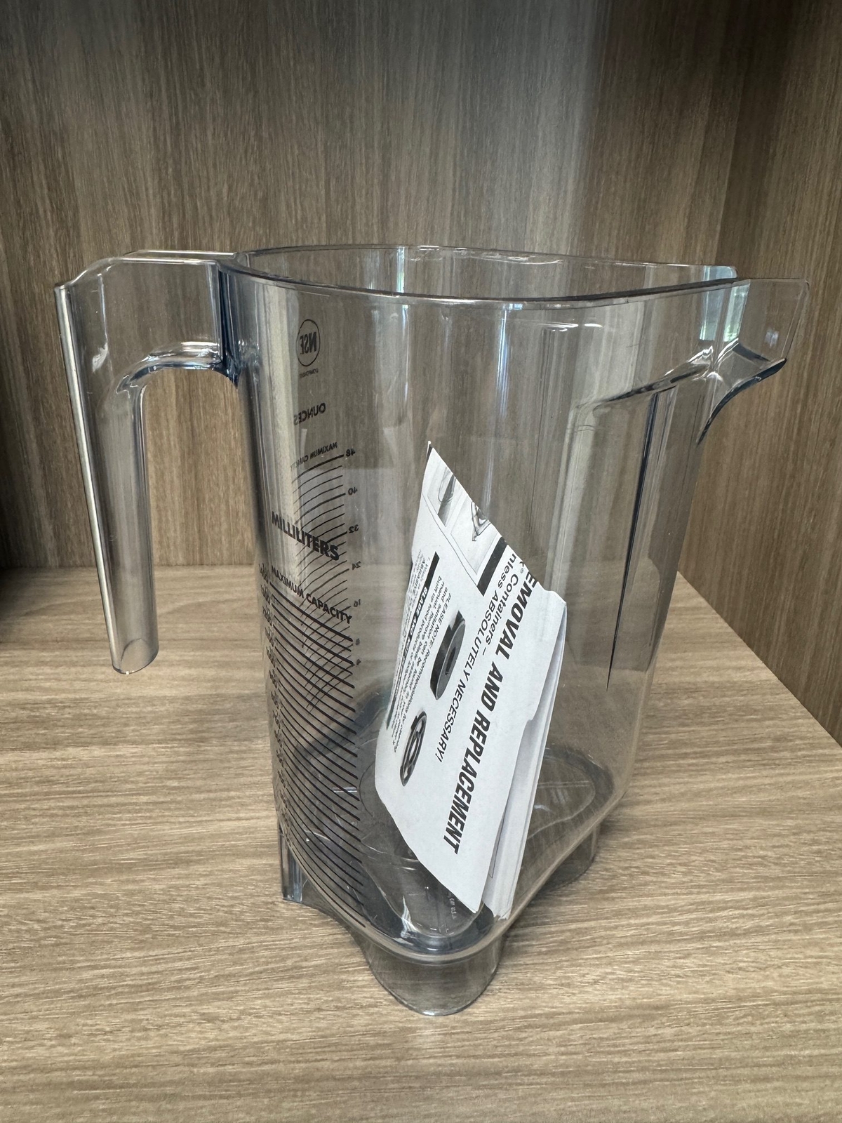 NEW VITA-MIX 01016 48OZ. CLEAR DELUXE TRITAN COPOLYESTER BLENDER JAR