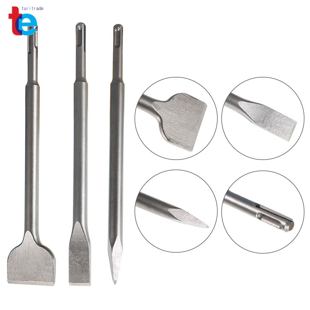6 Piece SDS plus Chisel Set Concrete Drill Bit Set Rotary Hammer Bits US