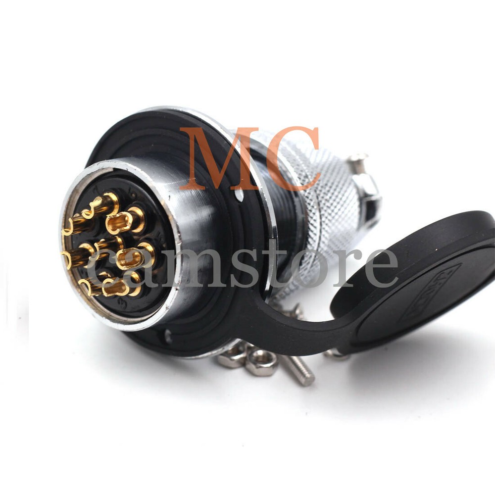 GX30 8Pin Panel Mount Aviation Plug & Socket Circular Multipole Connector 10A