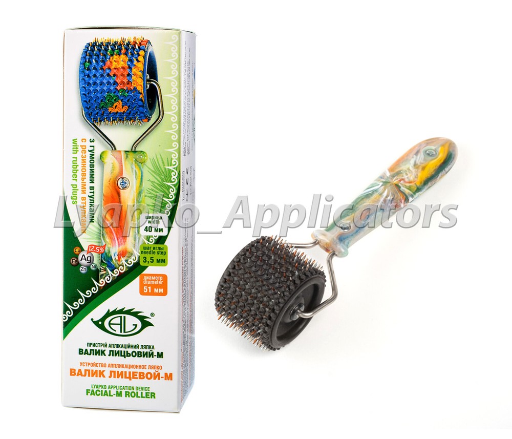 Face Massage Roller Applicator FACIAL ROLLER M Acupuncture APPLICATION DEVICE