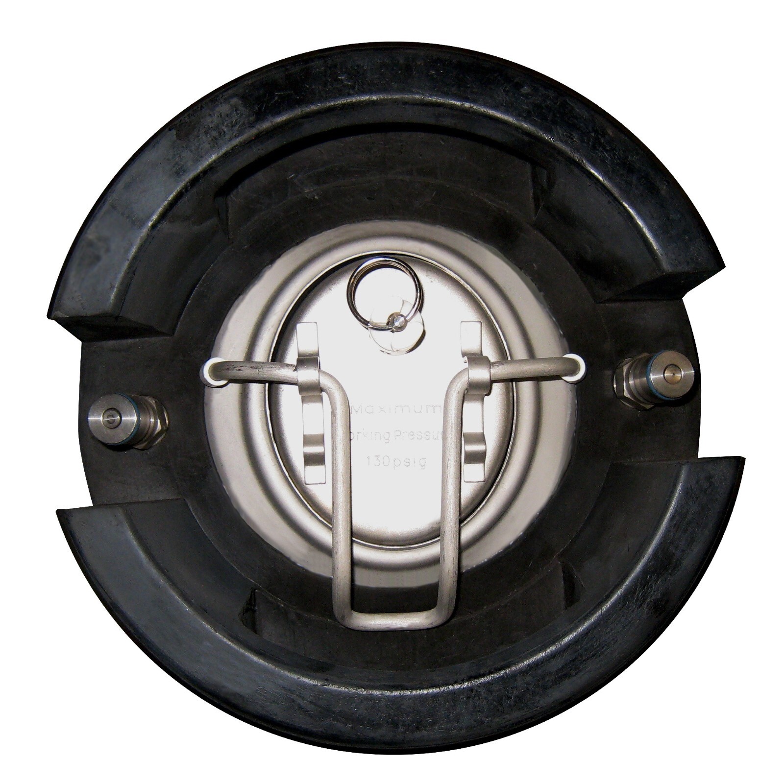 Reconditioned 5 Gallon Ball Lock Dual Handle Keg with Built In Pressure Relief