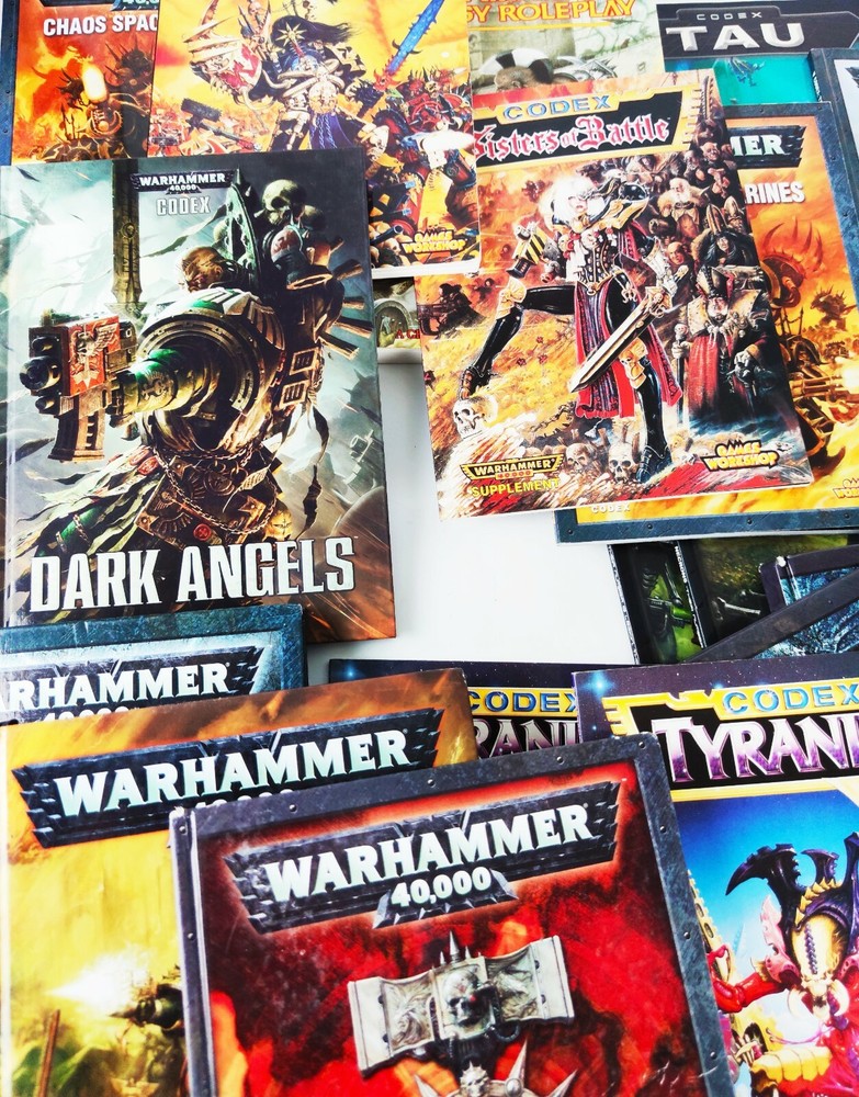 Warhammer 40k Codex Codexes Army Books Multilisting 2nd 3rd 6th editions