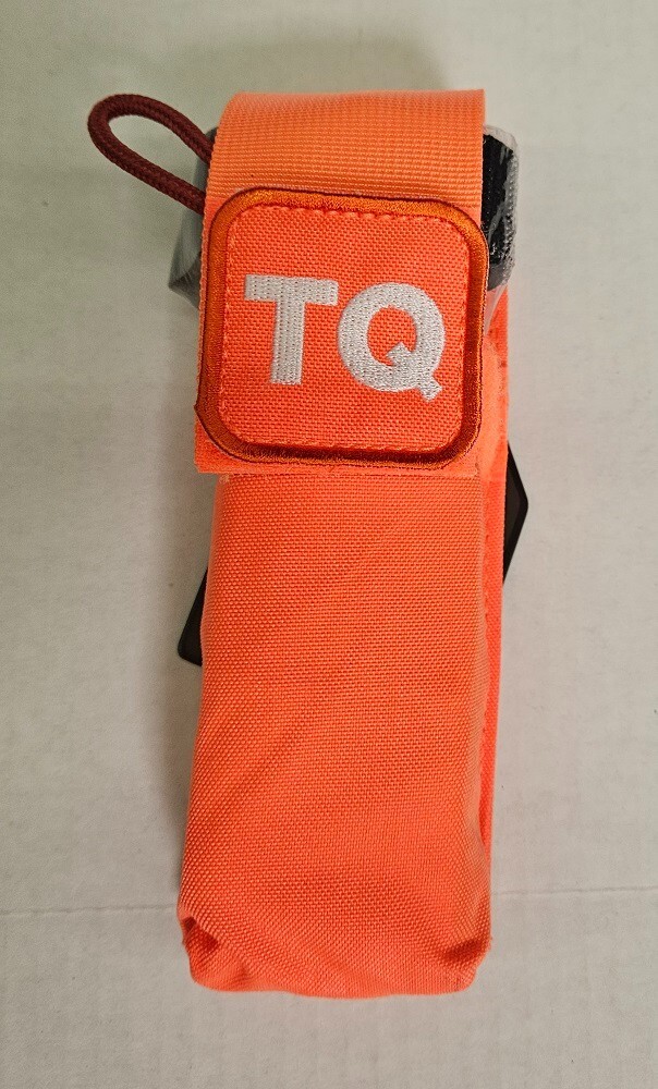 AR500 Orange "Quick Pull" TQ Pouch with MOLLE