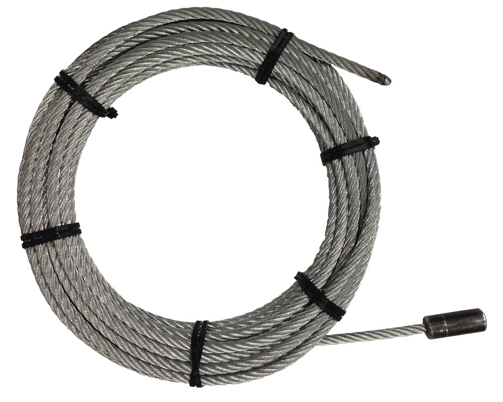 Water Service Trenchless Line Mini Slice Puller Pipe Replacement Cable 1/4”x 75’