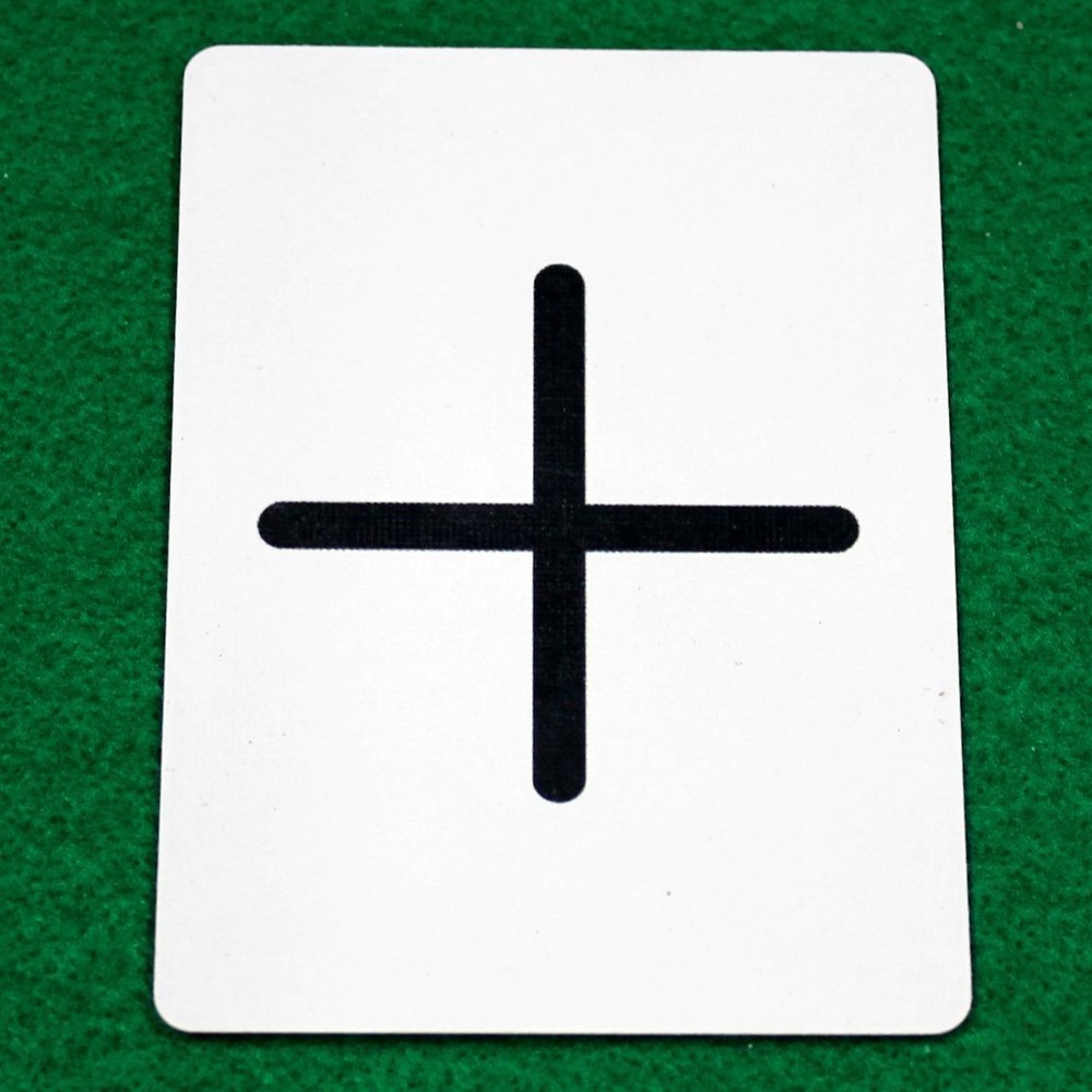 ESP +, Bicycle Printed Gaff Card, Blue