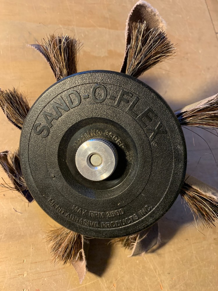 SAND-O-FLEX, Flap Sander, with extra refills 120 & 180 grits.