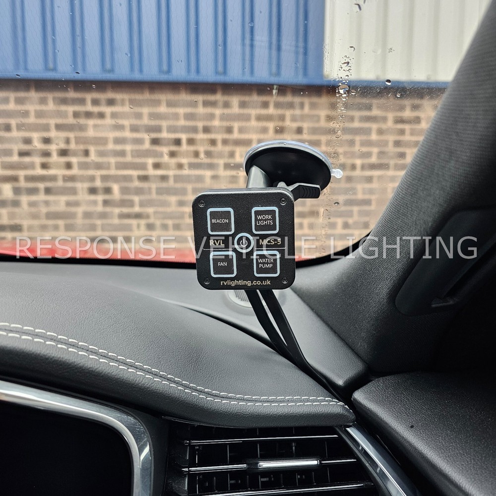 12v Switch Control Panel, Amber LED Light Bars Work Strobe Car Suction Cup Mount