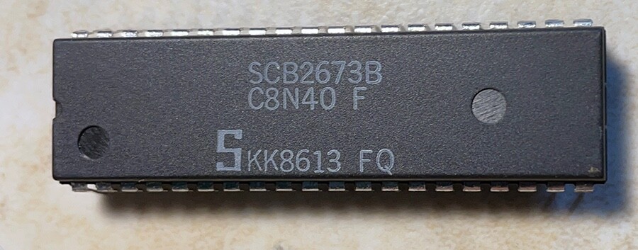 Signetics SCB2673BC8N04 2673 Video Attributes Controller - NOS